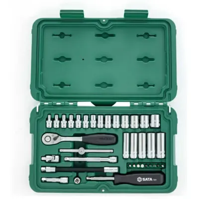 Bộ Đầu Tuýp 36 Chi Tiết 1/4 inch – Hệ Mét SATA 09001