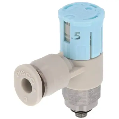 Van Tiết Lưu Khí Nén Loại Khóa Đẩy Có Hiển Thị Chỉ Số Pisco JSGC3-M3BLW
