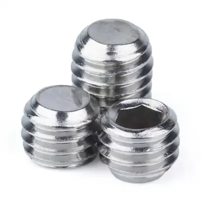 Vít Trí Đuôi Bằng Thép Mạ Kẽm 10.9 DIN913 M5x6