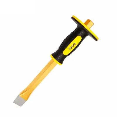 Đục Dẹp Có Tay Chắn 2 Màu 25x19x300 mm Bosi BS522519