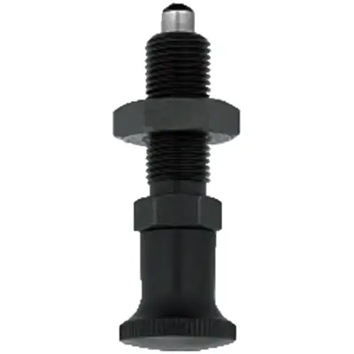 Vít Nhún Định Vị Thép SUM22 Dạng Cầu Loại Tự Hồi M6 PXKF6