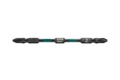 Bộ 10 Mũi Vít Bake 2 Đầu 1/4″ Thép Đen #1X110mm Sata 59811