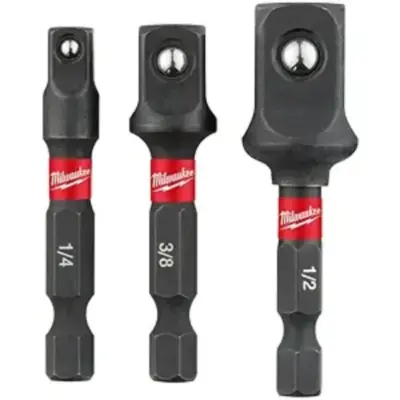 Bộ 3 Đầu Chuyển Lục Giác 1/2″ 1/4″ 3/8″ Milwaukee 48-32-5033