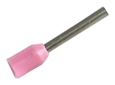 Cosse Pin Rỗng Nhựa 0.34mm Màu Hồng KST E0308-PINK