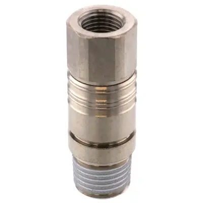 Bộ Đầu Ngạnh Nối Ống Dẫn Điều Khiển Nhiệt Độ Khuôn Đúc Dạng Thẳng Ren Trong Pisco AKC08-01F02