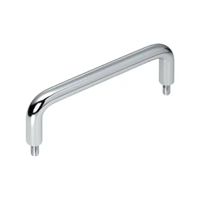 Tay Nắm Cửa Chữ U Inox 304 Đánh Bóng Phi 10 mm x L 125 mm (UWANSM10-125)
