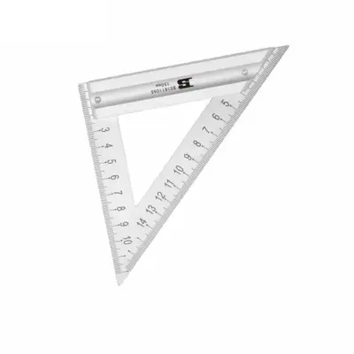 Thước Ê Ke Tam Giác Đế Nhôm 150 mm Bosi BS181106S