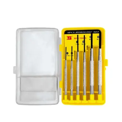 Bộ Tua Vít Sửa Đồng Hồ 6 Chi Tiết PH00 PH0 PH1 1.0-1.6 mm Bosi BS468067