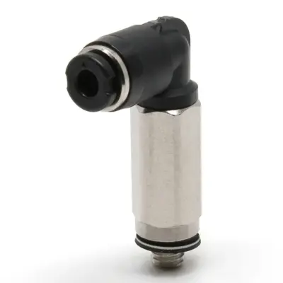 Đầu Nối Nhanh Khí Nén Dạng Cong 90° Ren Ngoài (Dài) Pisco PLL2-M3MW-C