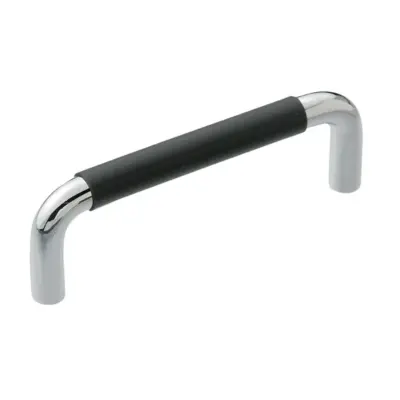 Tay Nắm Cửa Chữ U Thép Mạ Chrome Phủ Cao Su Phi 12 mm x L 238 mm (UWANL12-238-75)