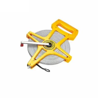 Thước Cuộn Sợi Thủy Tinh Có Khung Tay Quay 100m Bosi BS141001