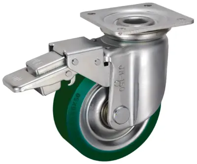 Bánh Xe Tải Nặng PU Xoay Có Phanh D130 UKAI RFJMB-130