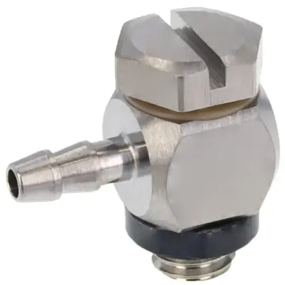 Đầu Ngạnh Nối Ống Dạng Cong 90° Thân Lục Giác Ren Ngoài Pisco SLH-0640-M5