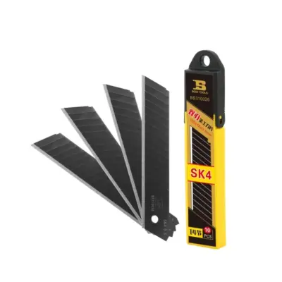 Hộp Lưỡi Dao Rọc Giấy Màu Đen 18 mm Bosi BS310026