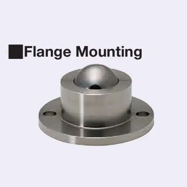 Con Lăn Bi Loại Đế Mặt Bích Inox 304 D48 BCHF48
