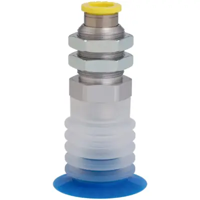 Bộ Nấm Hút Chân Không Và Giá Đỡ Ngành Bao Bì, Silicone, O.D 25 mm, Pisco VPA25PBS45-8J-MS