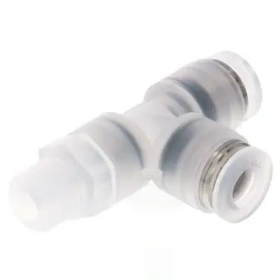 Đầu Nối Nhanh Khí Nén Dạng Chữ T Ren Ngoài Pisco PPD6-01-TP