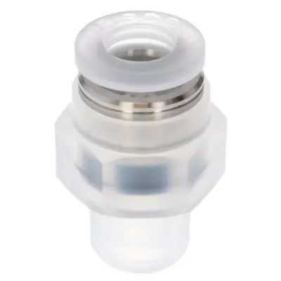 Đầu Nối Nhanh Khí Nén Dạng Thẳng Thân Lục Giác Ren Ngoài Pisco SPPC6-01