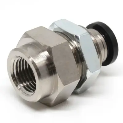 Đầu Nối Nhanh Khí Nén Dạng Thẳng Ren Trong Ngoài Pisco PMF6-02-C