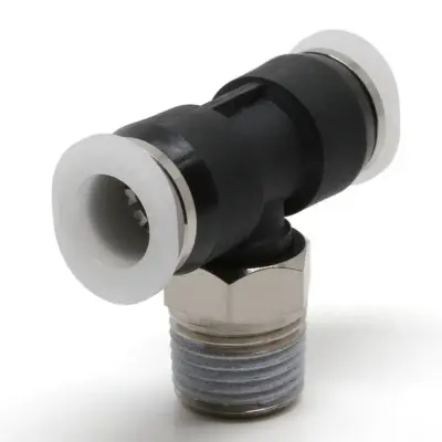Đầu Nối Nhanh Khí Nén Dạng Chữ T Ren Ngoài Pisco PB1/4-N1MU