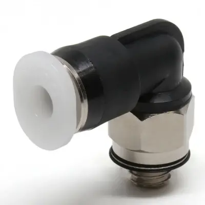 Đầu Nối Nhanh Khí Nén Dạng Cong 90° Ren Ngoài Pisco PL1/8-U10MU