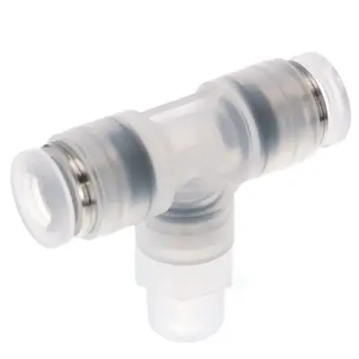 Đầu Nối Nhanh Khí Nén Dạng Chữ T Ren Ngoài Pisco PPB6-01-TP