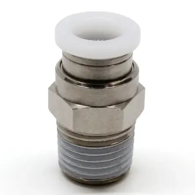 Đầu Nối Nhanh Khí Nén Dạng Thẳng Thân Lục Giác Ren Ngoài Pisco PC3/8-N1U-C