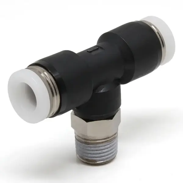 Đầu Nối Nhanh Khí Nén Dạng Chữ T Ren Ngoài Pisco PB1/4-N1U