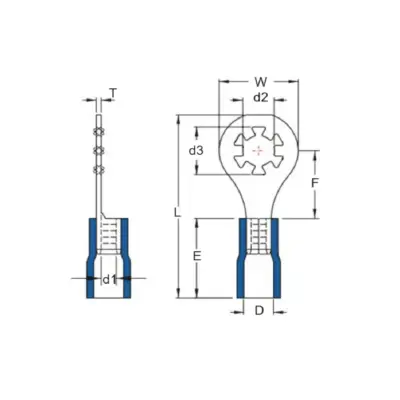 Đầu Cosse Tròn KST STRN1-4